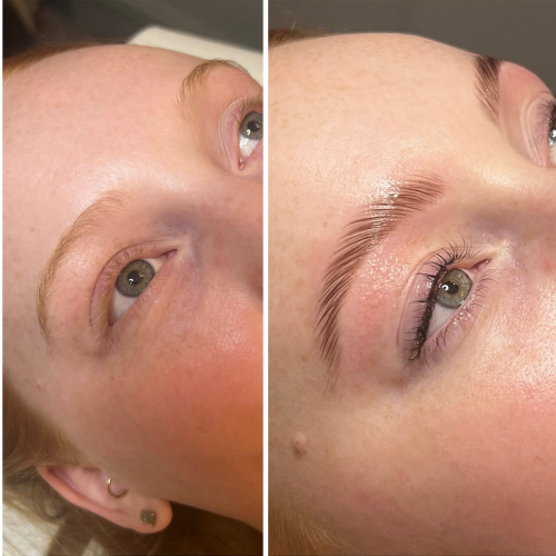 beautiful microblading result